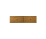 097 Bookcase Model Hallway w. Drawers Dimensions H18 W70 D30 Oak