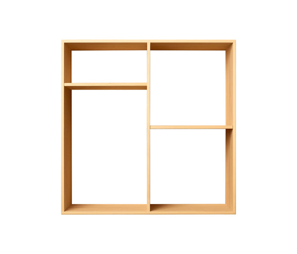 004 Bookcase whole Room Divider Dimensions H70 W70 D34.5 Beech