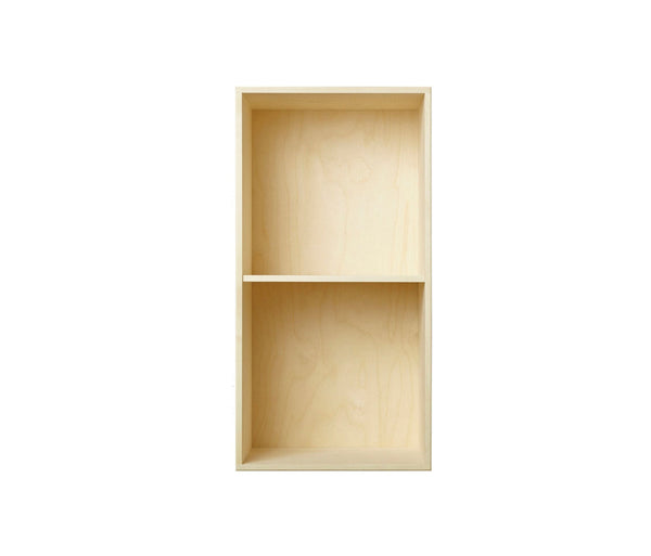 006 Bookcase Half Vertical Dimensions H70 W35 D21 / 30 / 34.5 Birch veneer