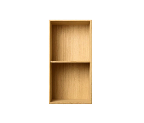 006 Bookcase Half Vertical Dimensions H70 W35 D21 / 30 / 34.5 Oak