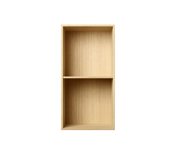 006 Bookcase Half Vertical Dimensions H70 W35 D21 / 30 / 34.5 Oak