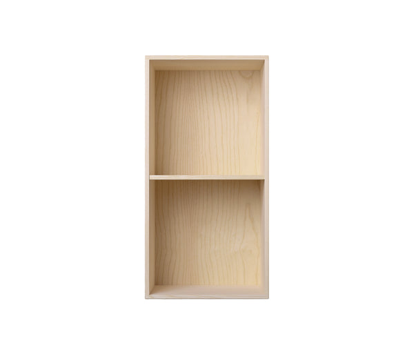 006 Bookcase Half Vertical Dimensions H70 W35 D21 / 30 / 34.5 Ash