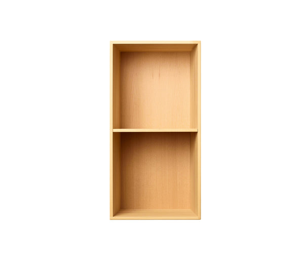 006 Bookcase Half Vertical Dimensions H70 W35 D21 / 30 / 34.5 Beech