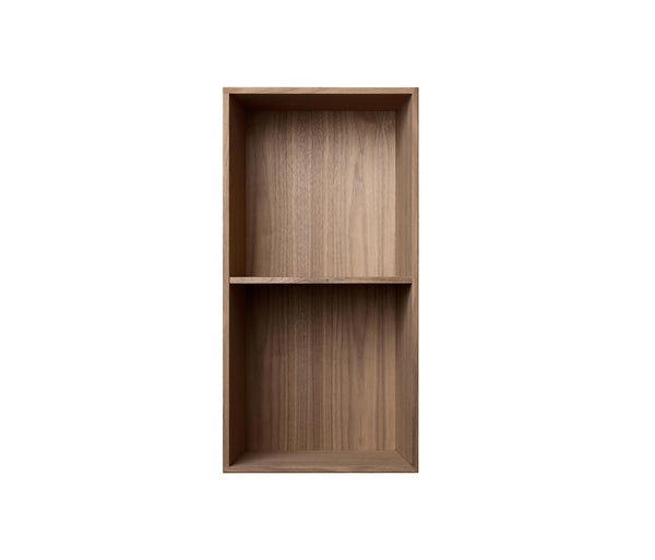006 Bookcase Half Vertical Dimensions H70 W35 D21 / 30 / 34.5 Walnut