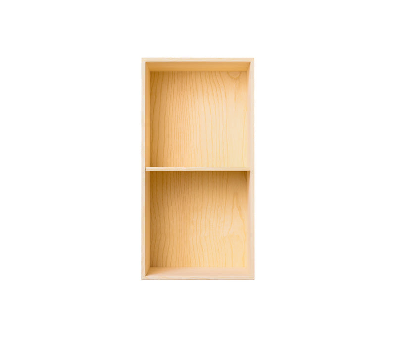 006 Bookcase Half Vertical Dimensions H70 W35 D21 / 30 / 34.5 Ash