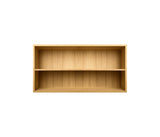 008 Bookcase Half Horizontal w. whole shelf Dimensions H35 W70 D21 / 30 / 34.5 Oak