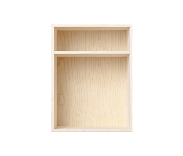 009 Bookcase Bedside vertical w. shelf Dimensions H47 W35 D30 / 34.5 Ash