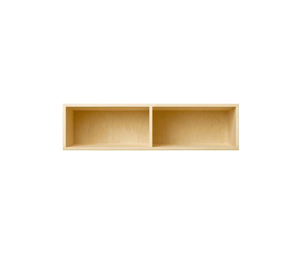 011 Bookcase Half Hallway w. middle side Dimensions H18 W70 D21 / 30 Birch veneer