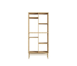 107 Bookcase Model Room Divider 1x2H Dimensions H160 W70 D34,5 Bamboo