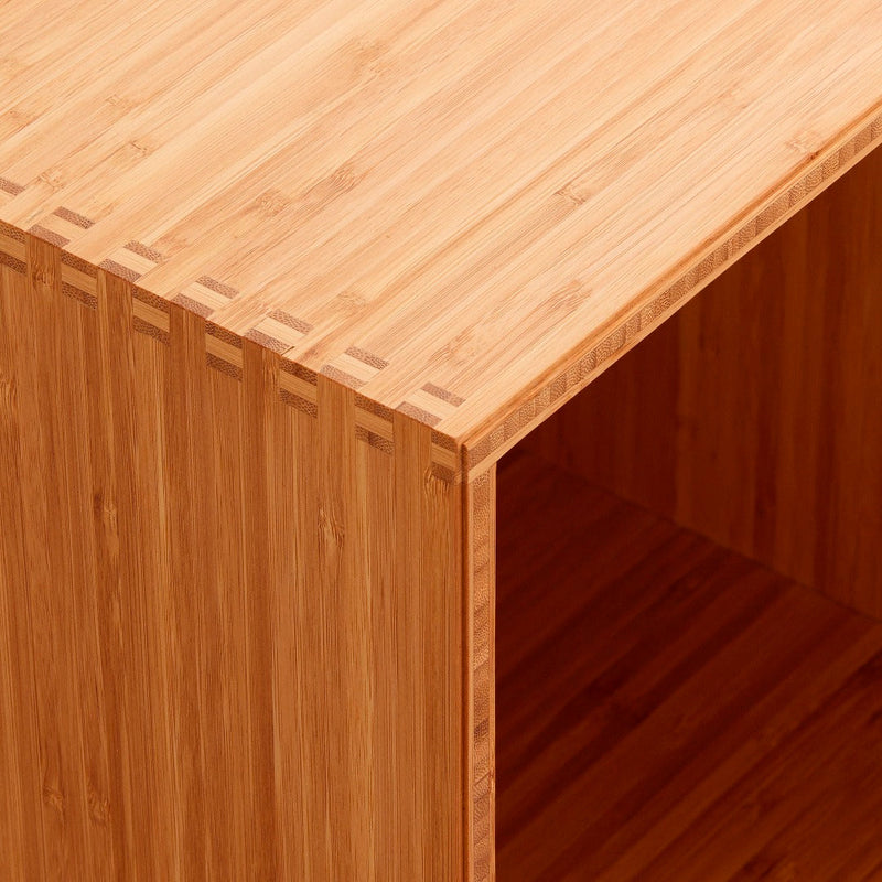 030 Shelf whole back door Dimensions H1.2 B67 D21 / 30 / 34.5 Bamboo