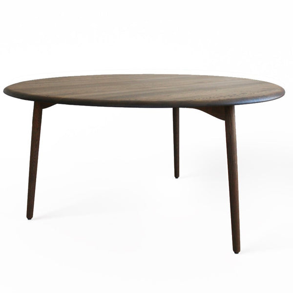 132 Riverstone Table Dimensions H74 W120 D120 Smoked Oak